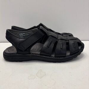 Abeo men’s black sandals size 11